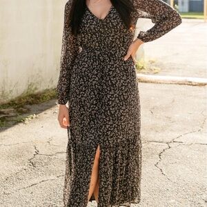 Z Supply Della Floral midi dress